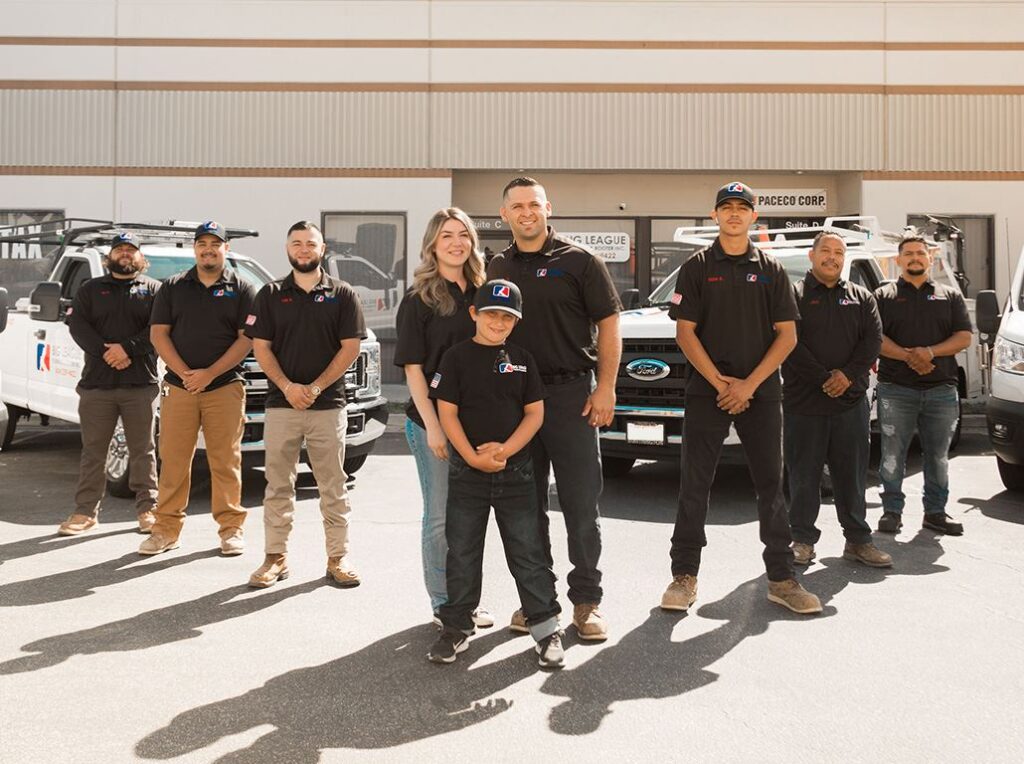Tankless water heater professional team of big league plumbing & inc